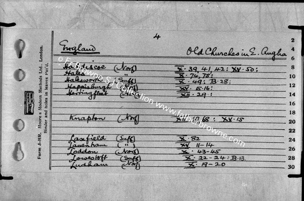 FR BROWNES INDEX